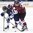 POPRAD, SLOVAKIA - APRIL 16: Latvia's Toms Opelts #14 checks Finland's Olli Maansaari #36 during preliminary round action at the 2017 IIHF Ice Hockey U18 World Championship. (Photo by Andrea Cardin/HHOF-IIHF Images)


